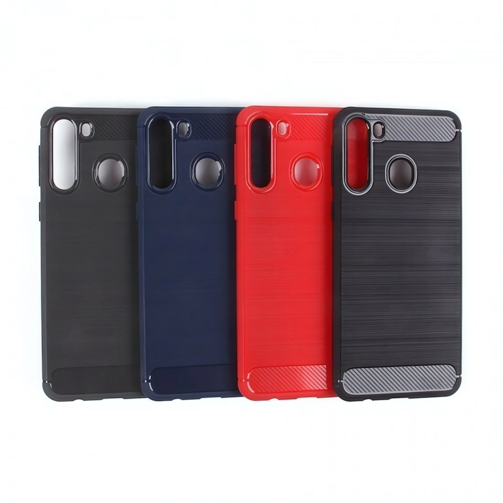 Противоударный чехол для Samsung Galaxy A21, 009508 Темно-синий