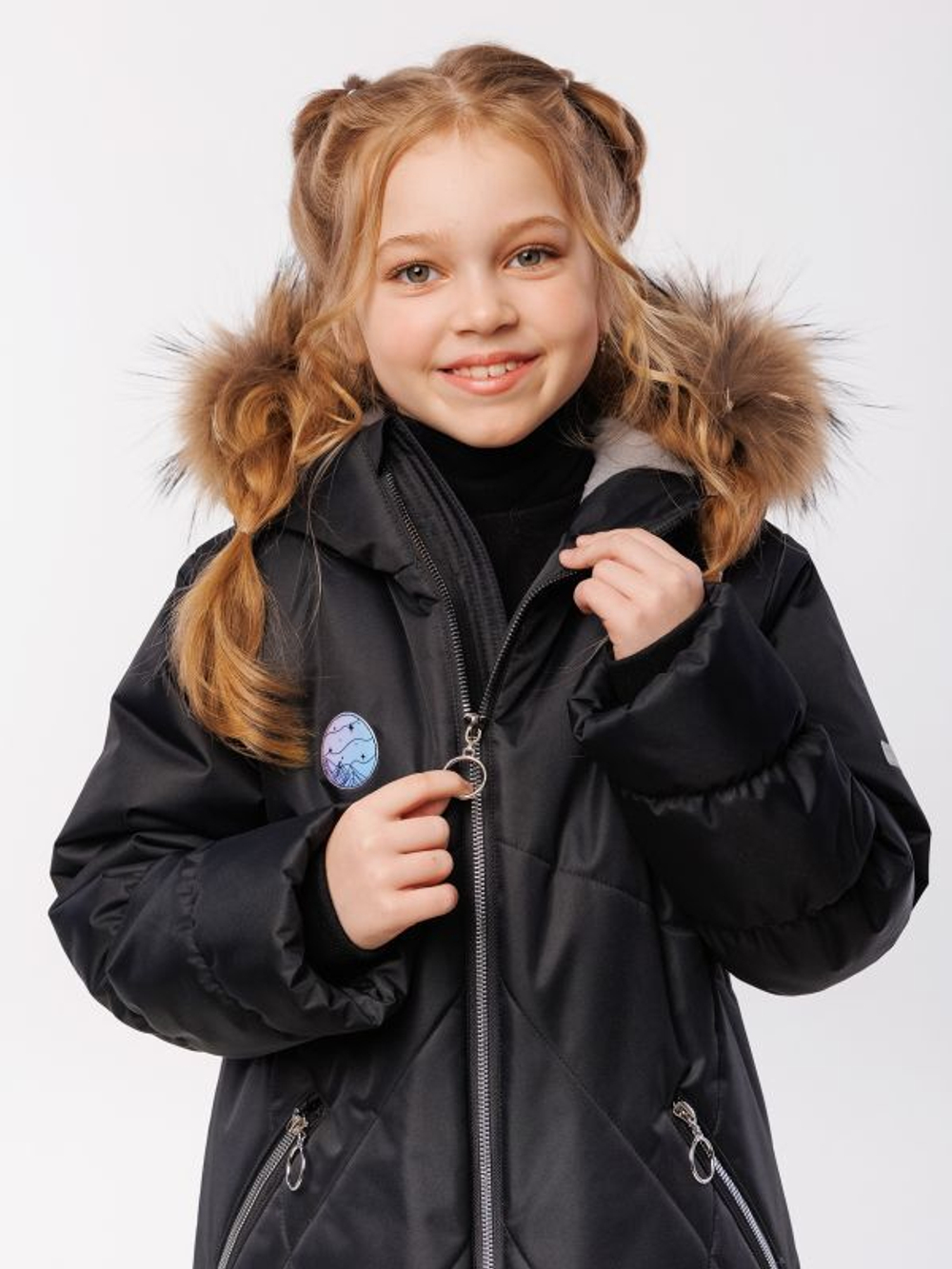 Пальто зимнее для девочки Льдинка