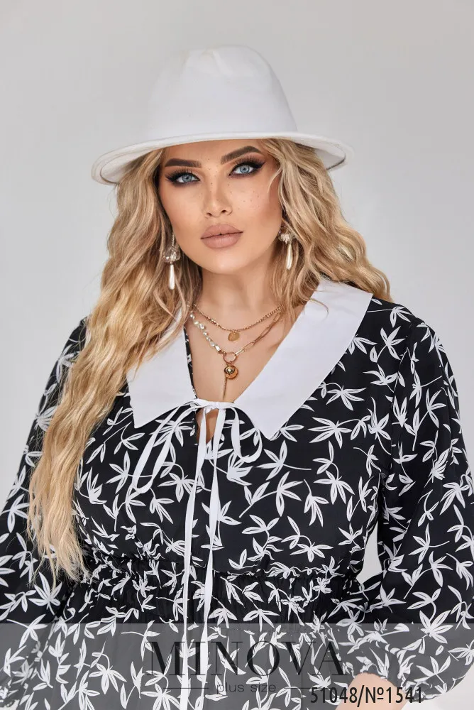 Платье 1541-черный Minova