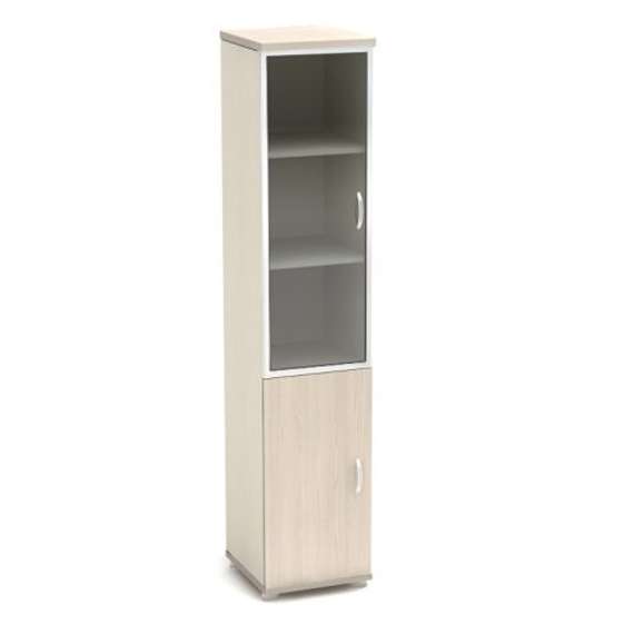 К59 Модерн (М49+М53+М48+КЭ97) Колонка со стеклом в аллюм. рамке 430х442х2076