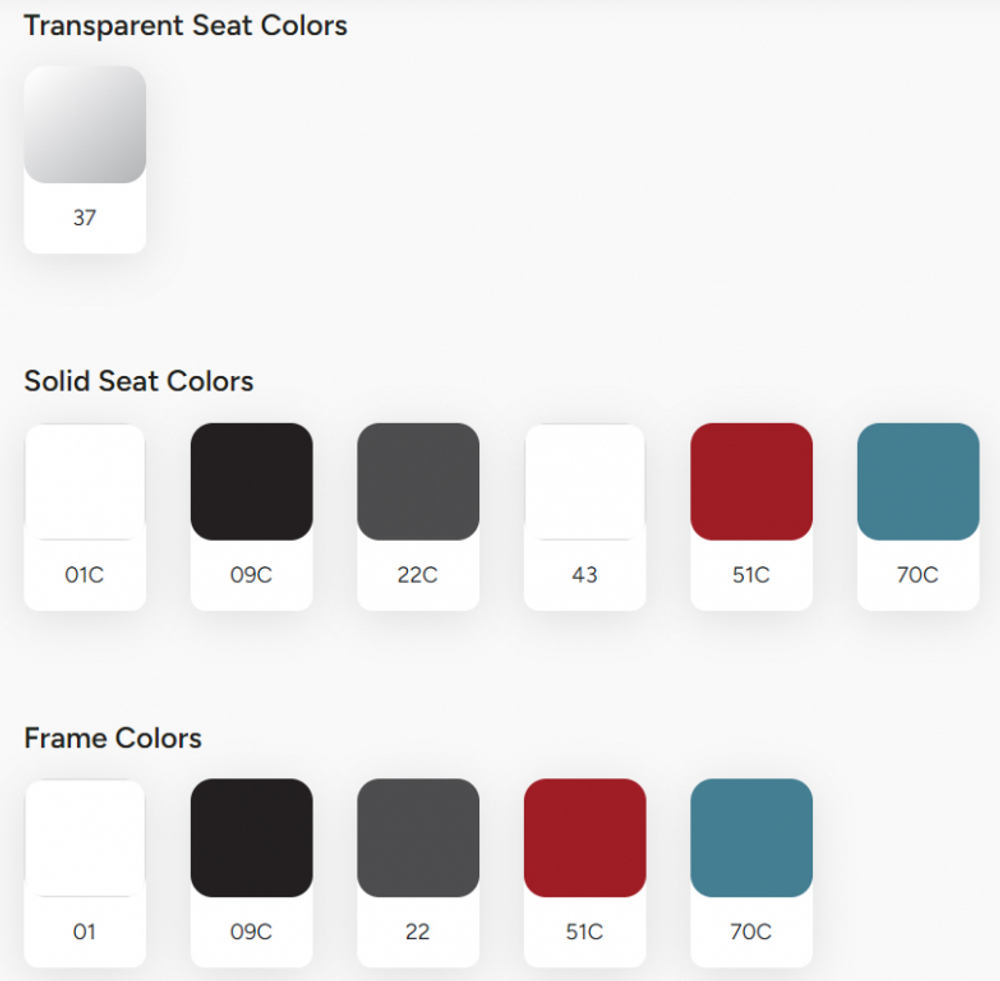 Кресло пластиковое Papatya Flora, черный матовый