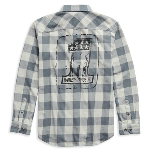 Рубашка  Logo Plaid Shirt Harley-Davidson