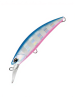 Воблер для рыбалки DUO Rough Trail Blazin 70, ANAZ173 Sagoshi Blue Pink Zebra, 70 мм, 20 г, быстро тонущий, минноу