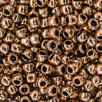 Японский бисер TOHO Round 8/0 (№221), металлизированный, непрозрачный глянцевый