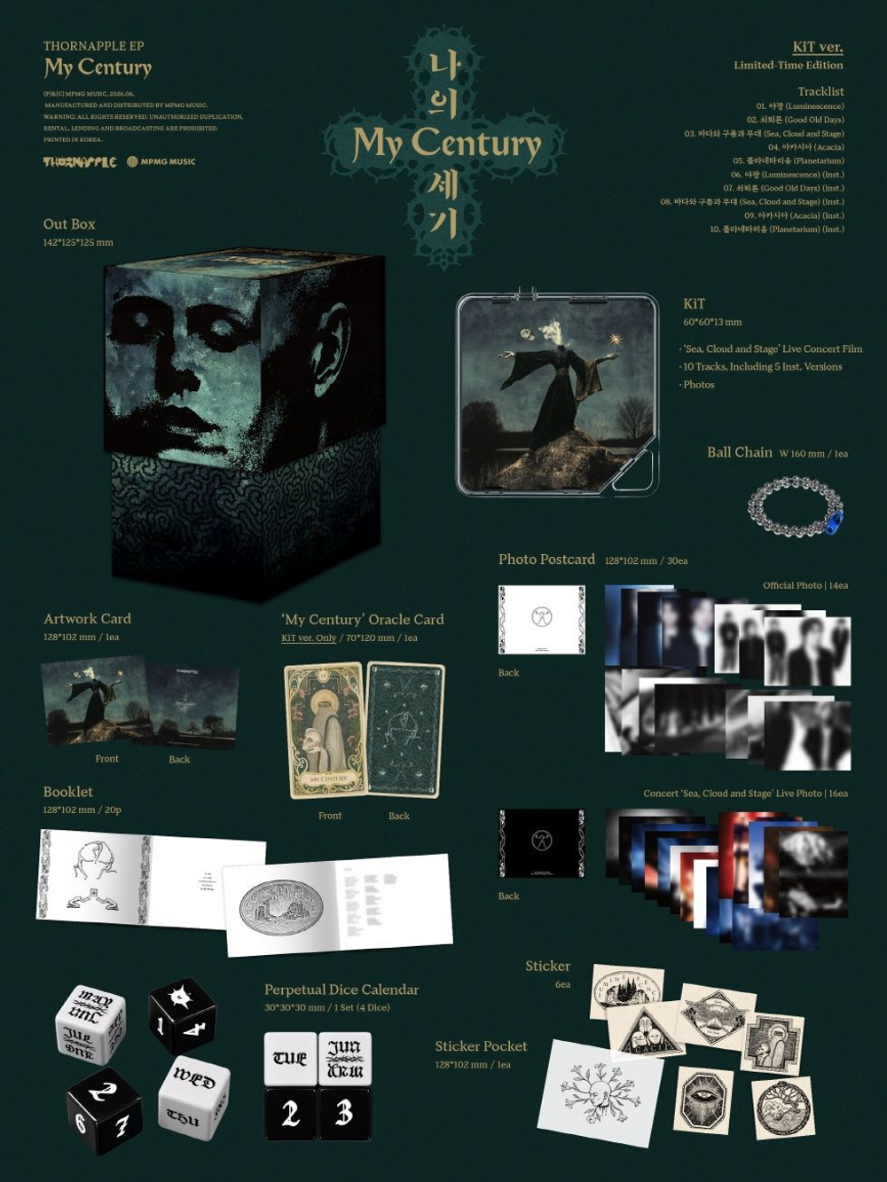 (ПРЕДЗАКАЗ) Альбом THORNAPPLE - My Century EP Album KiT Version