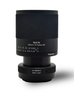 Объектив Tokina SZX SUPER TELE 400mm F8 MF для Nikon Z