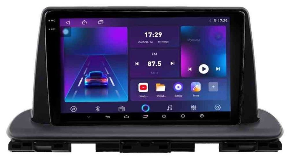 Магнитола для KIA Cerato 4 2018+ - Parafar PF281LUX1RN2K на Android 13, QLED+2K, ТОП процессор, 4Гб+32Гб, CarPlay, 4G SIM-слот