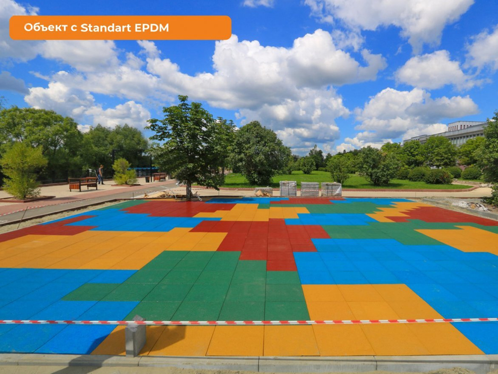 Резиновая плитка Standart EPDM