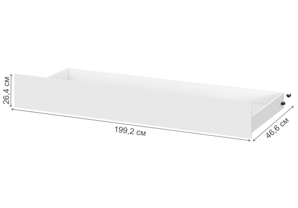 Комплект детской мебели Валенсия комплектация 3 белый текстурный