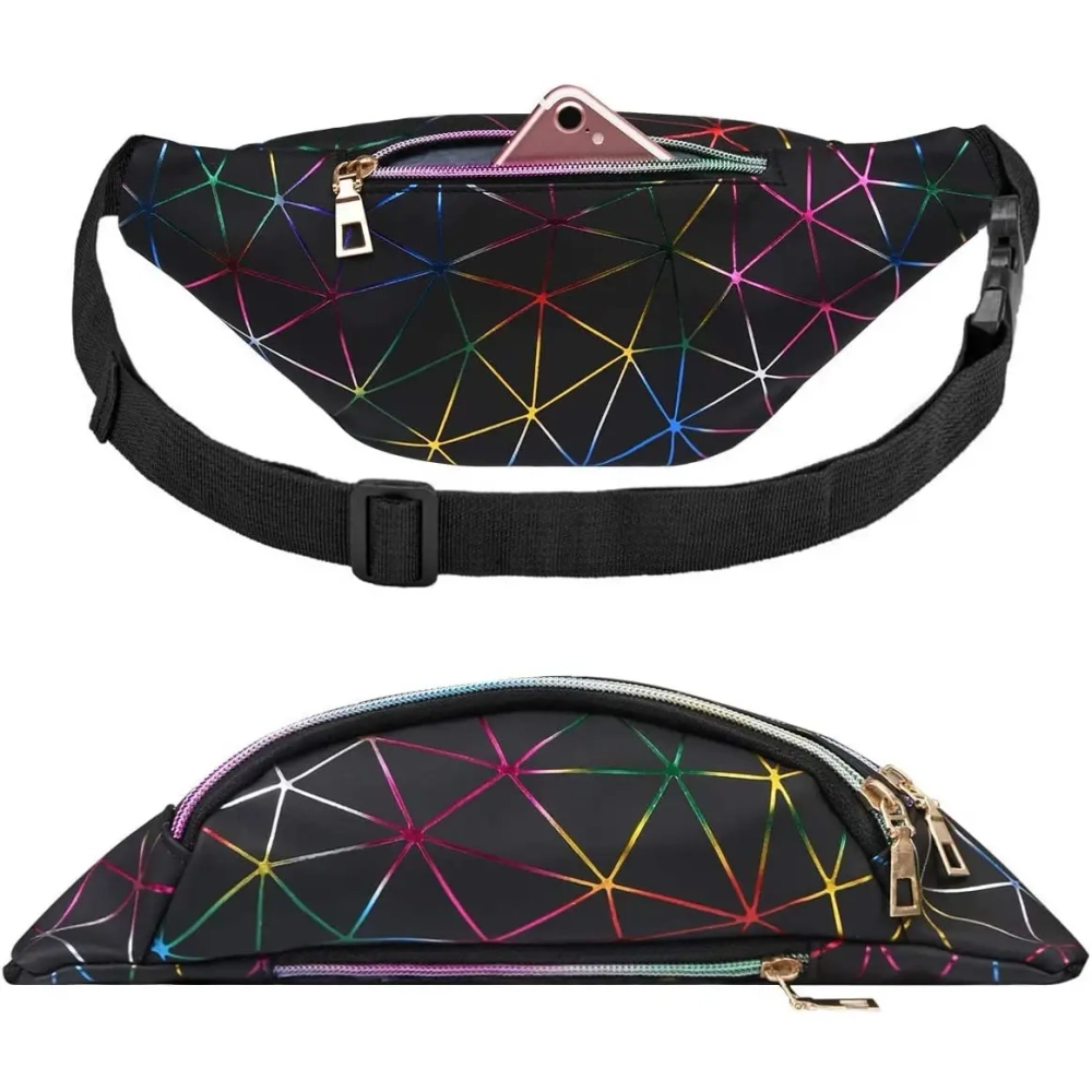 Сумка на пояс «Harizma», цвет черный, 31*12 см