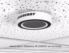 Потолочно-настенный микрофон STELBERRY M-200HD