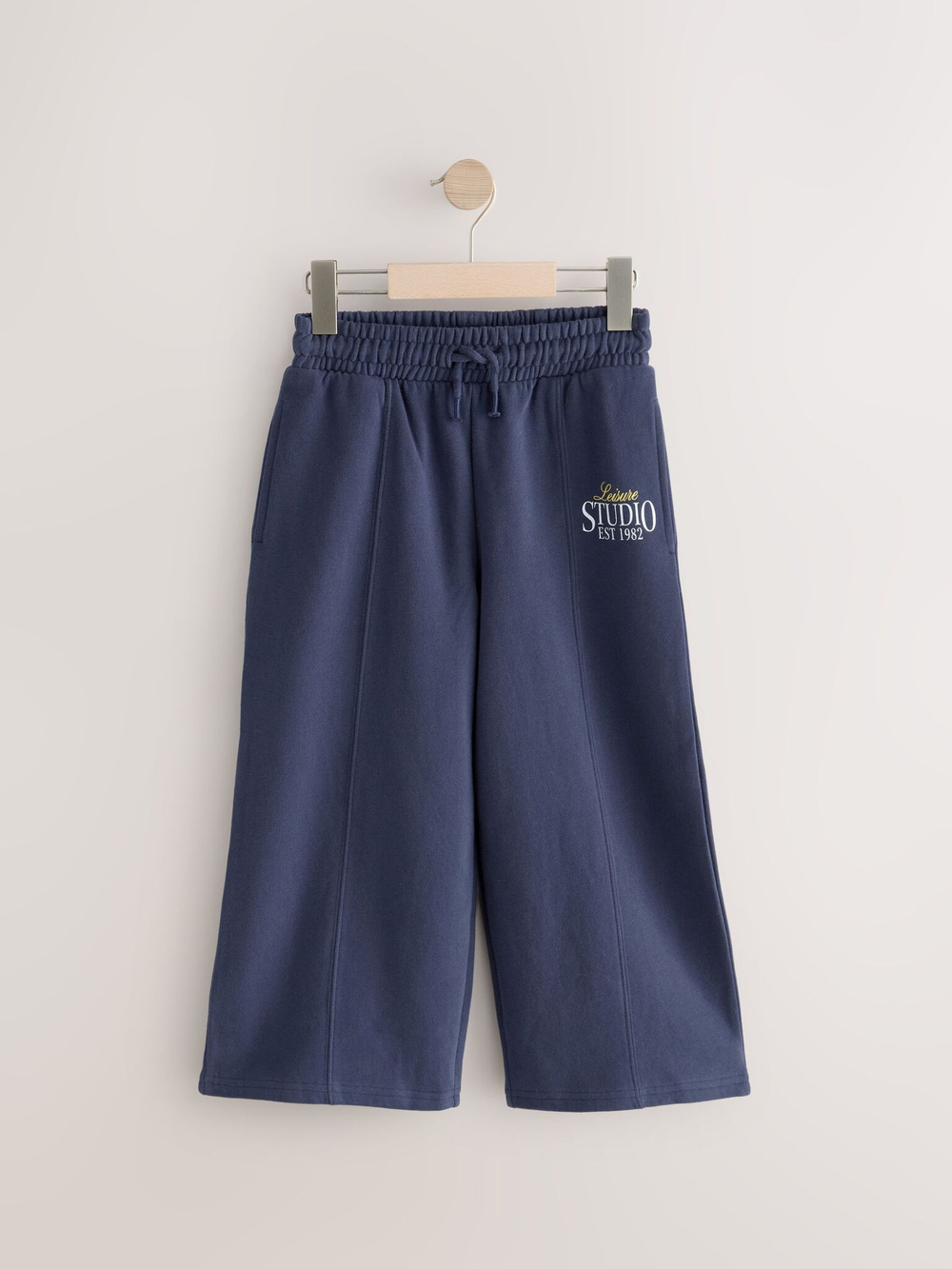 Джоггеры широкие для девочки Next AG5-909, Темно-синий