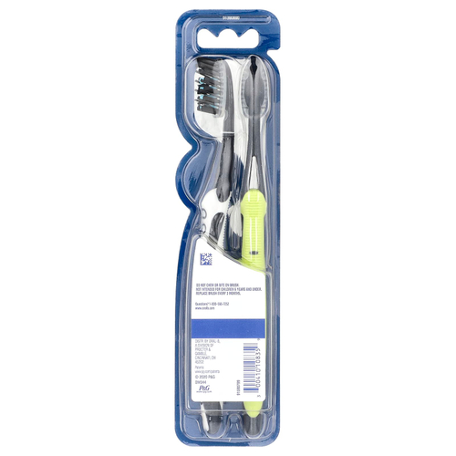 Oral-B, Угольная зубная щетка Pro-Flex, средний размер, 2 шт. В упаковке