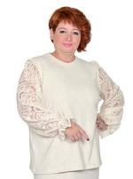 Туника с кружевом Зимняя сказка