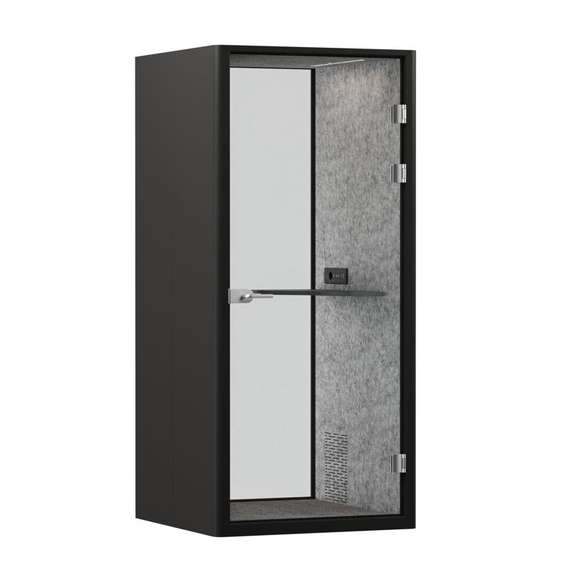 SoundCube RV UNO з/с-стекло SDC-1.0-GL Антрацит/Зимний Лес/Антрацит/Прозрачный/Серый 1041*1070*2278