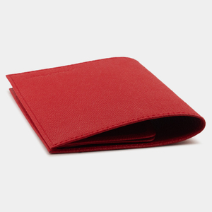 Кожаная обложка для паспорта, сафьяно красного цвета