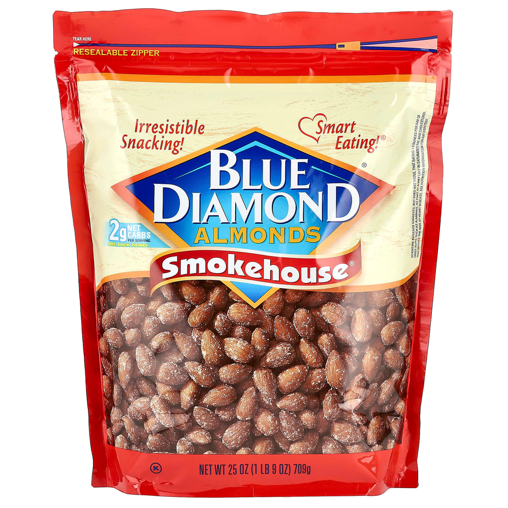 Blue Diamond, Миндаль, Smokehouse®, 709 г (25 унций)