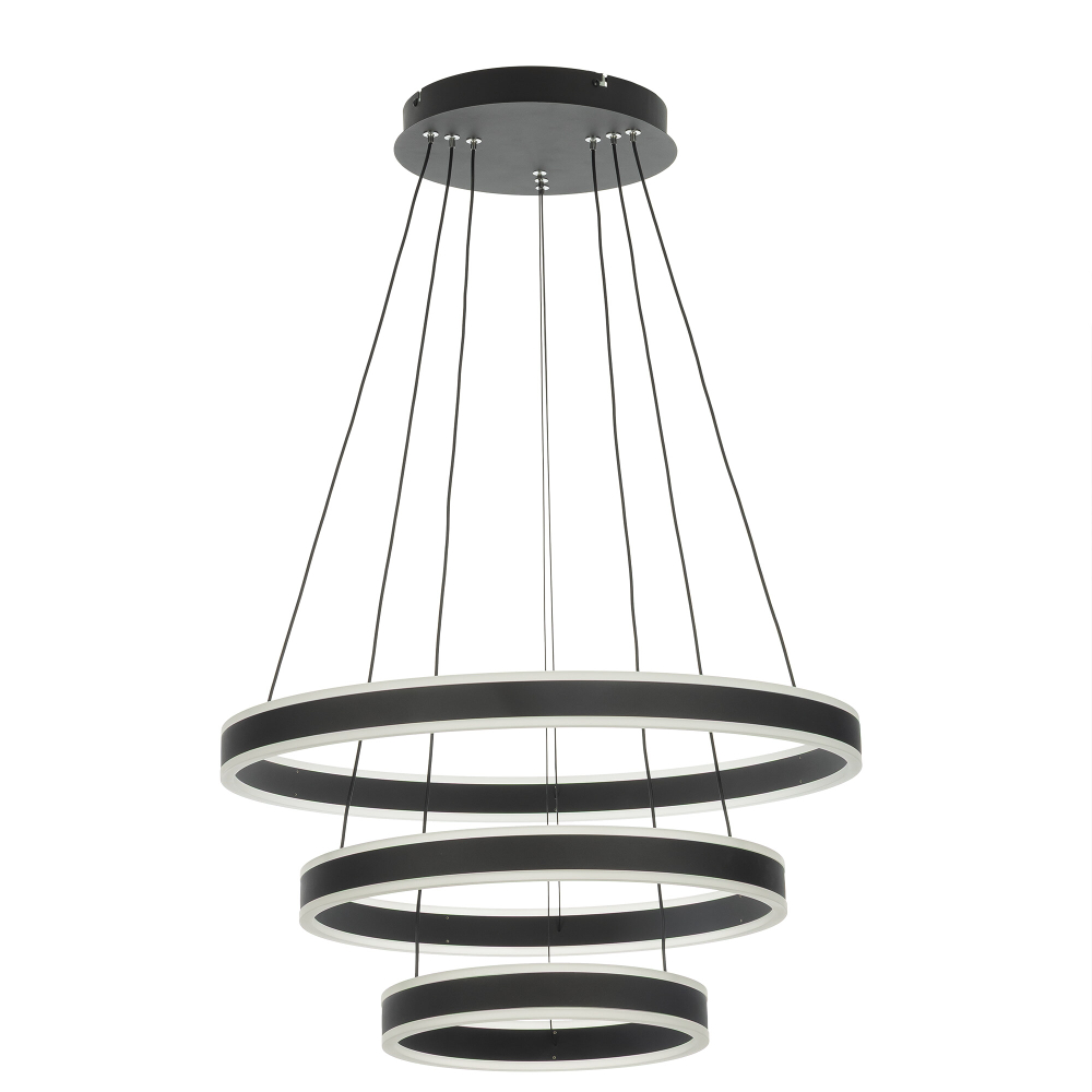 Citilux Дуэт CL719651 LED Люстра подвесная с пультом Чёрная