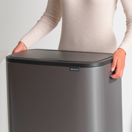 Мусорный бак Bo Touch Bin 60л Brabantia Платиновый