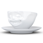 Чайная пара tassen laughing, 200 мл, белая