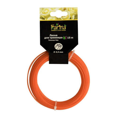 ФАРИНА 93369 Леска для триммера звезда 2,0 мм 15 м (220)