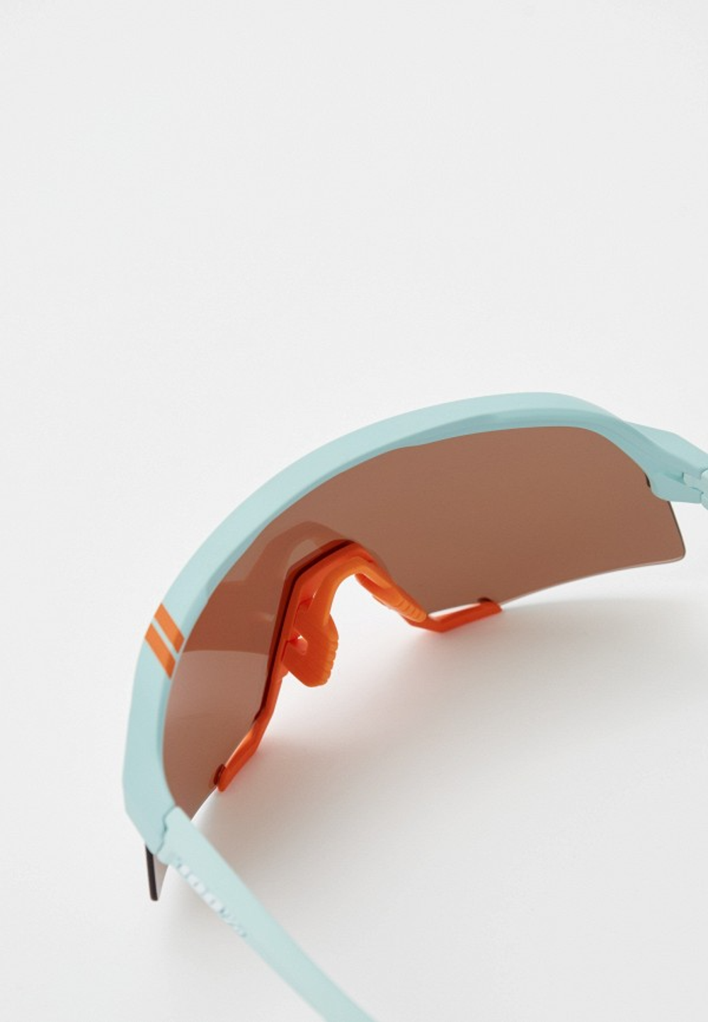 Спортивные очки с диоптриями 100% S3 / Soft Tact Two Tone / HiPER Silver Mirror Lens