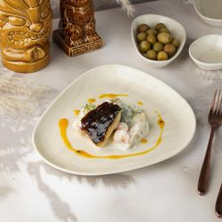 Тарелка 26*22,5*2,7 см овальная Velho Island Ivory By Bone Innovation [6]