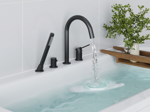 Смеситель для ванны с душем, врезной Timo Saona 2320/03Y черный