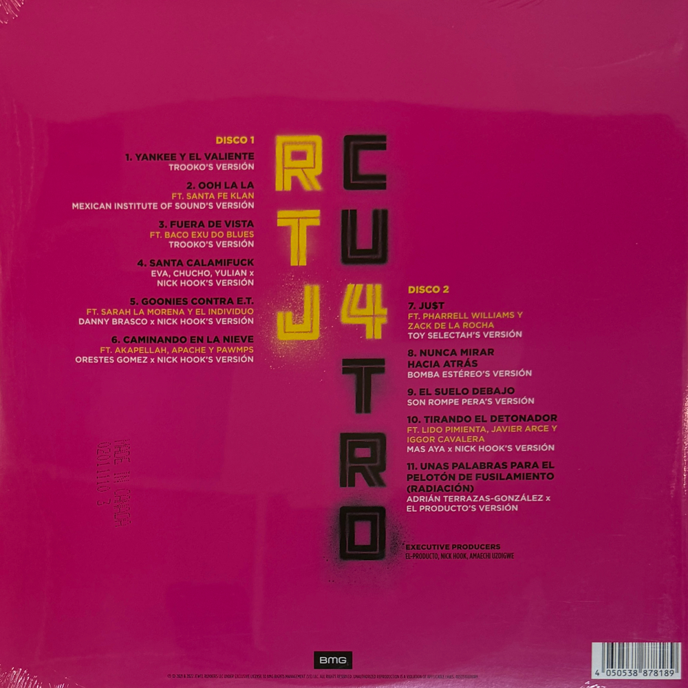 Run The Jewels ‎– RTJ Cu4tro 2LP (Канада 2023г.) Yellow Т