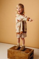 7910-325 Кардиган вязаный (лошадки)