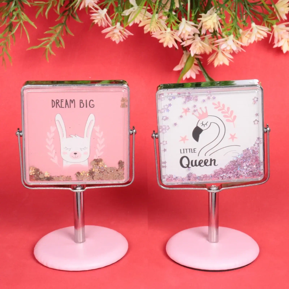 Зеркало настольное на ножке «Stylish image - Сладкие мечты», квадрат, 8*14 см (картон. коробка)