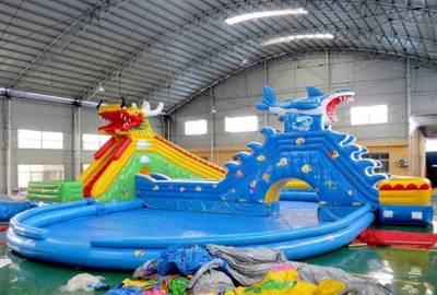 Аквапарк «Погоня на акулах», 22×22×8 м