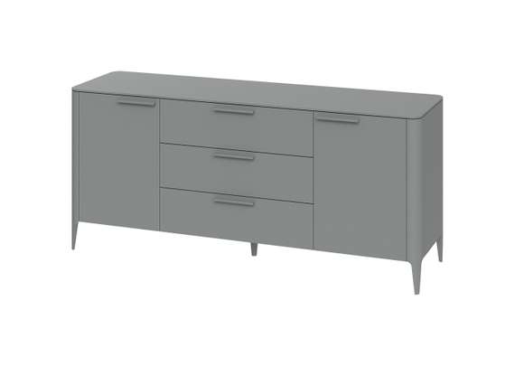 Тумба Type 2 двери 3 ящика (серый)