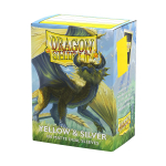 Протекторы Dragon Shield Dual Matte Yellow & Silver