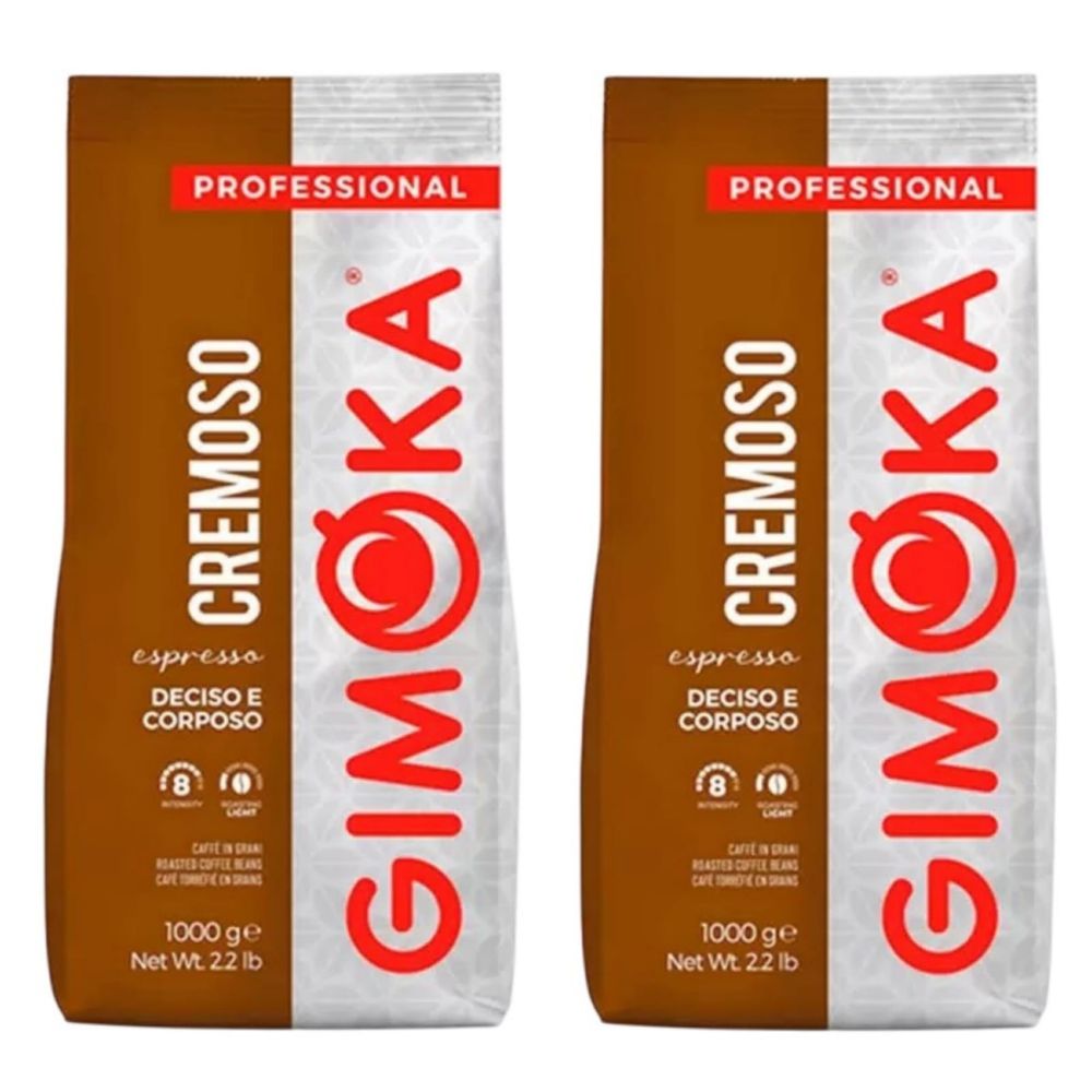 Кофе в зернах Gimoka Cremoso 1 кг x 2 шт