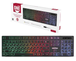 Клавиатура проводная SmartBuy ONE 240 USB мультимедийная с подсветкой черный (SBK-240U-K)