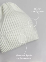Шапка и снуд для девочки осенние
