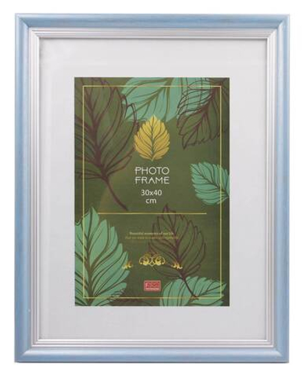 Фоторамка пластик 30х40 см Треви лазурь