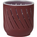 Кашпо для цветов пластиковое 1,3л d-12,5см «Fleurs» Бордо