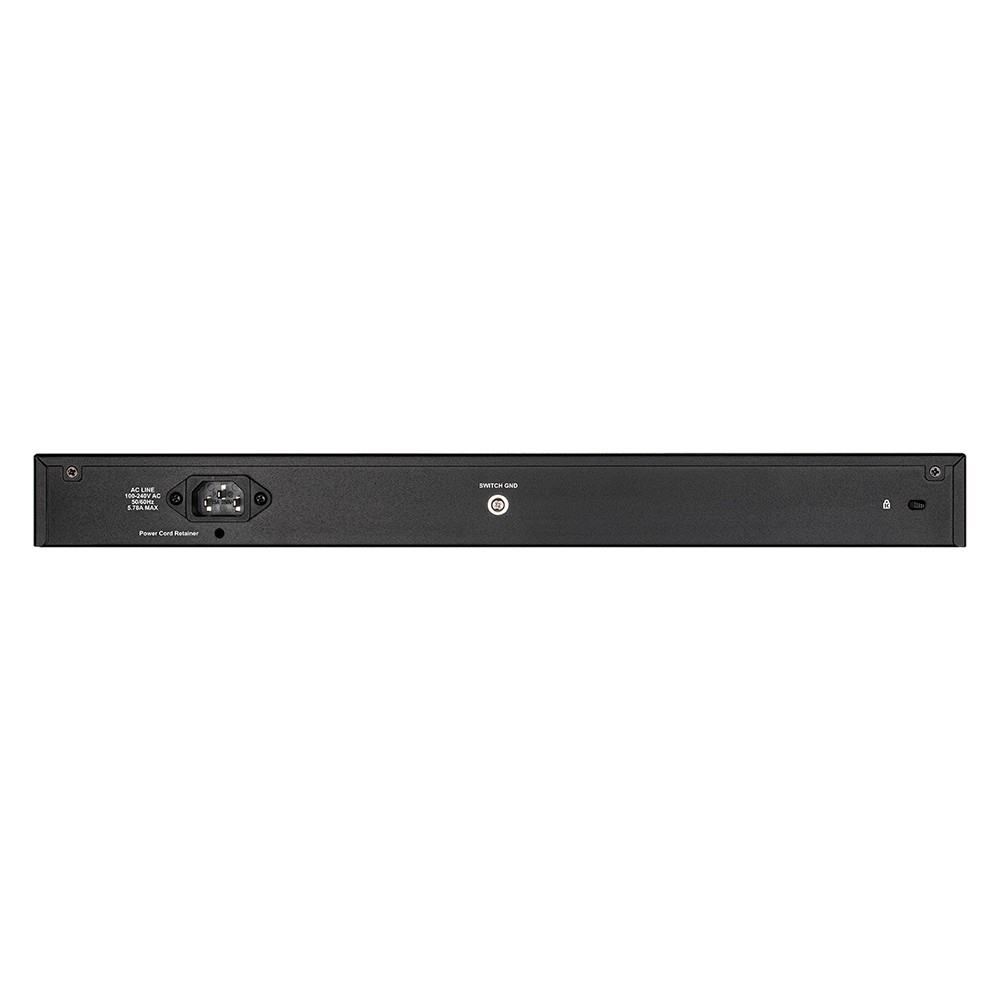 Коммутатор D-Link DGS-1210-52MP / FL1A Управляемый L2 коммутатор с 48 портами 10 / 100 / 1000Base-T и 4 комбо-портами 100 / 1000Base-T / SFP (48 портов PoE 802.3af / at, PoE-бюджет 370 Вт)