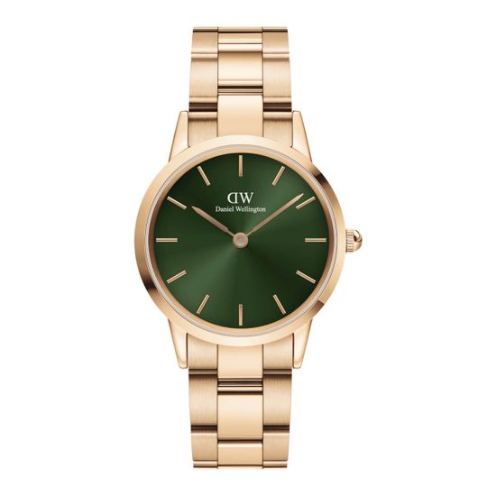 Женские часы Daniel Wellington Iconic Link Emerald Green 32 мм DW00100420