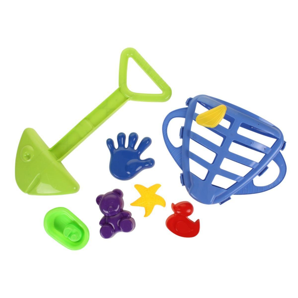 Набор для игры в песок 5 формочек, сет. HF106