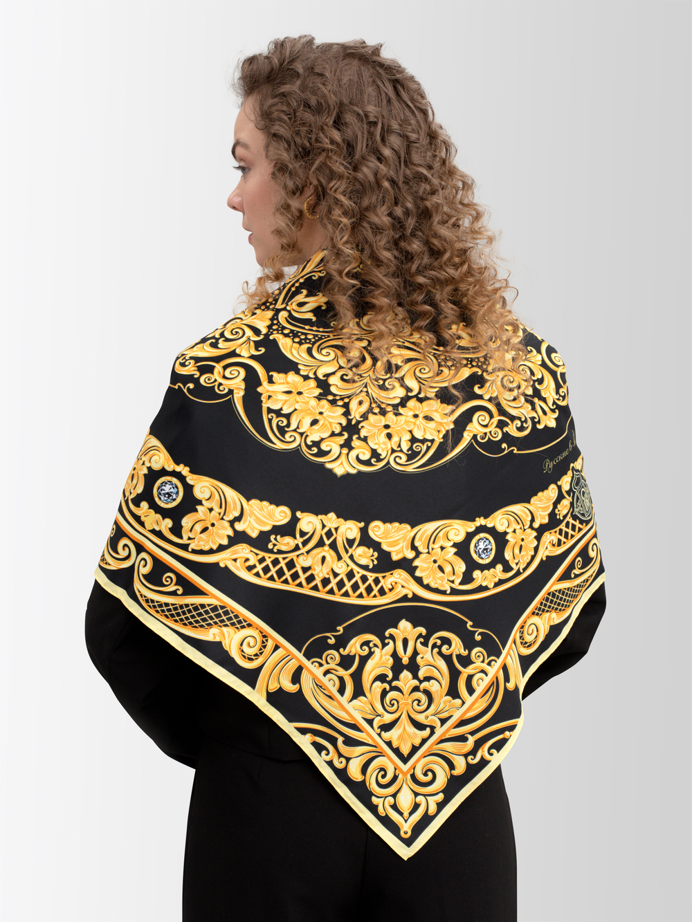 Платок «Златоустовская гравюра»