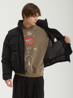 Мужской Пуховик Cargo Vest Layered Padded