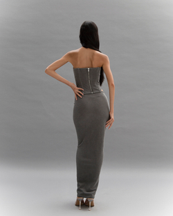 Корсетный топ из футера