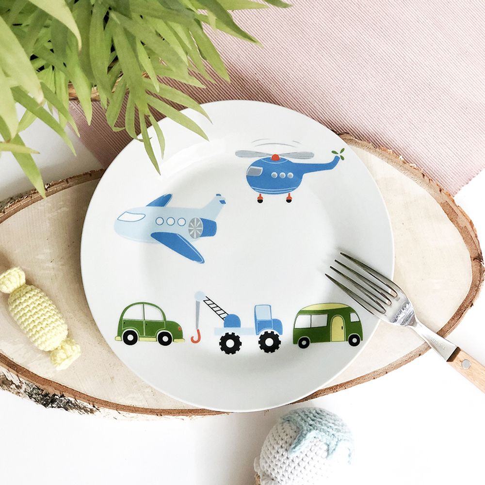 Тарелка baby car 20 см фарфор