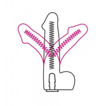 Фаллоимитатор Lovetoy F&F Best Cock 8 (22×4 см) на присоске