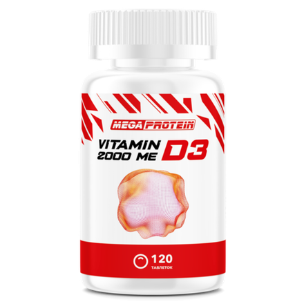 Vitamin D3 2000 ME Tablets (MegaProtein)