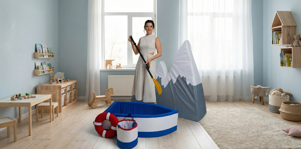 Стилизованная лодка