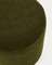 Пуф Kaeli Ø43х44 см со съемным чехлом из зеленого букле